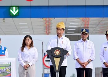 Jokowi Resmikan Tol Vital Trans-Sumatra. Sumber: Detik.