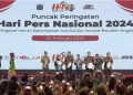 Puncak Peringatan Hari Pers Nasional 2024. Sumber: Vlix.