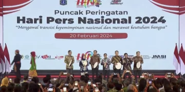 Puncak Peringatan Hari Pers Nasional 2024. Sumber: Vlix.
