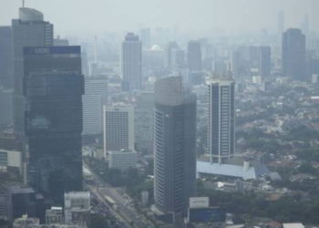 Kualitas Udara Jakarta Terburuk di Dunia. Sumber Kompas.