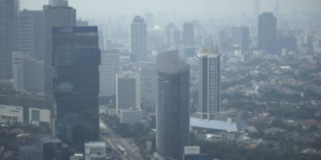 Kualitas Udara Jakarta Terburuk di Dunia. Sumber Kompas.