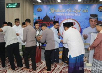 HUT Bhayangkara ke-78, Divisi Humas Polri Menggelar Khataman Al-Quran dalam Semangat Bhayangkara Sejati