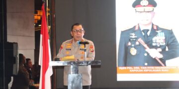 Kapolda Kepri Buka Rakernis Fungsi Sdm Serta Pengukuhan Struktur Dan Pengurus Korpi