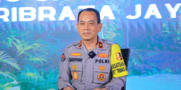 kegiatan POLRI Tactical Floor Game (TFG) dalam rangka pengamanan kunjungan Paus Fransiskus ke Indonesia