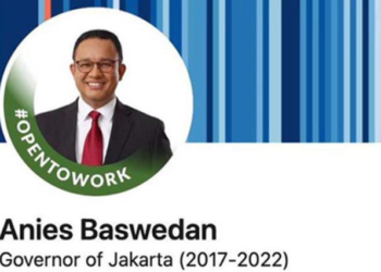 Anies Baswedan #OpenToWork di LinkedIn