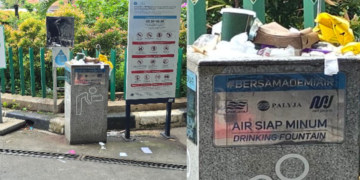 Keran Air Minum di Stasiun MRT Jakarta Jadi Tempat Sampah, Netizen Geram