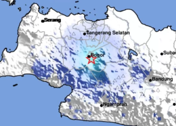 Bogor Diguncang Gempa M 4,1, BMKG Catat Empat Kali Gempa Susulan