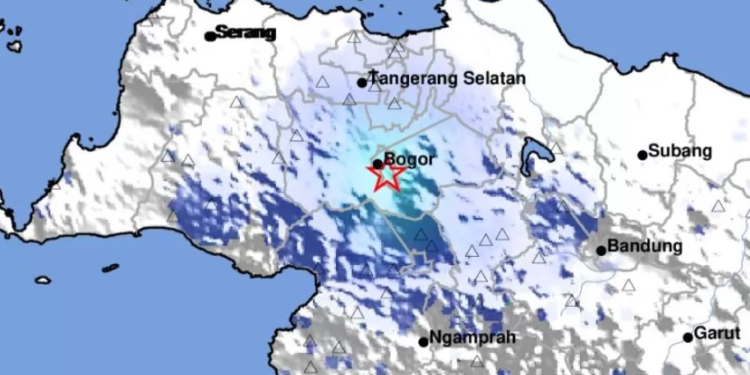 Bogor Diguncang Gempa M 4,1, BMKG Catat Empat Kali Gempa Susulan