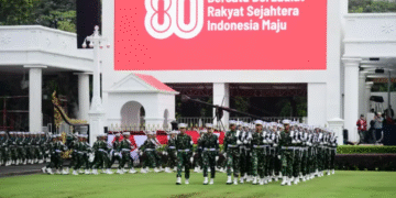 Perayaan HUT ke-80 RI di Monas dan Istana Merdeka Berlangsung Meriah