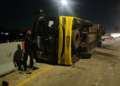 Kecelakaan Tunggal Bus di Tol Krapyak Semarang Tewaskan 16 Penumpang
