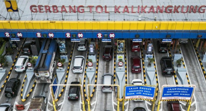 One Way Nasional Arus Balik Resmi Dimulai dari GT Kalikangkung