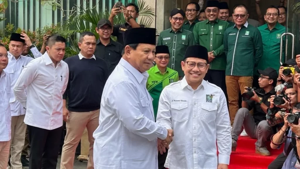 Prabowo Subianto Diterima Hangat di PKB, Kedekatan Politik dengan Cak Imin Jadi Pembicaraan Hangat! Sumber tvOne.