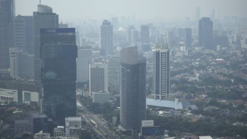 Kualitas Udara Jakarta Terburuk di Dunia. Sumber Kompas.