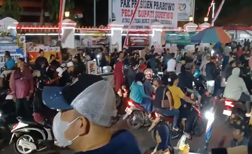 Menjelang Aksi Massa, Suasana Alun-Alun Pati Memanas