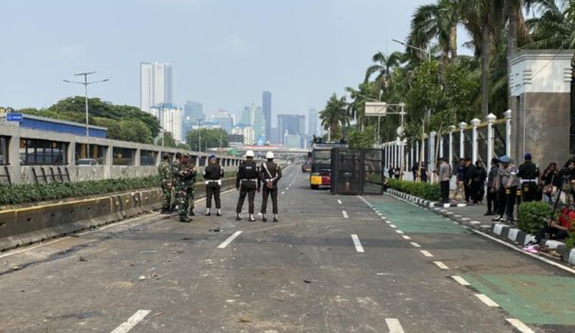 Rekayasa Lalu Lintas di Sekitar DPR RI Saat Demo Buruh 28 Agustus