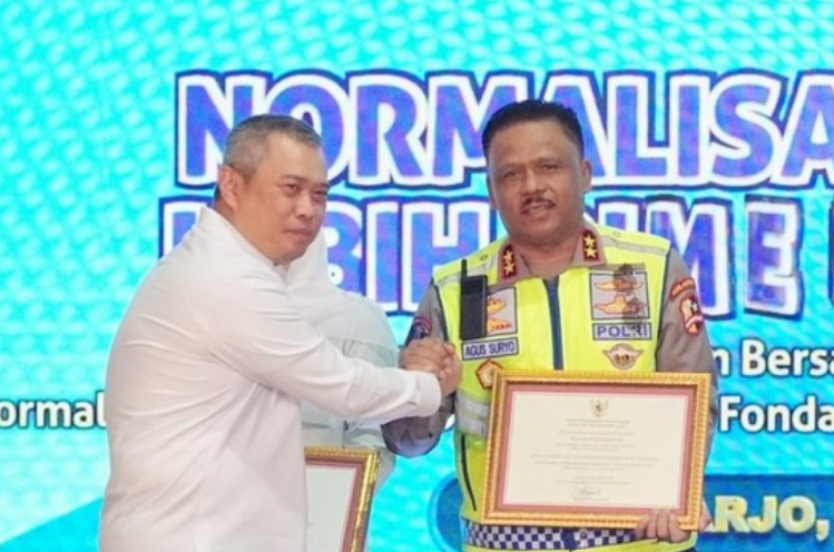 Kakorlantas Polri Hadiri Normalisasi Kendaraan ODOL di Jawa Timur
