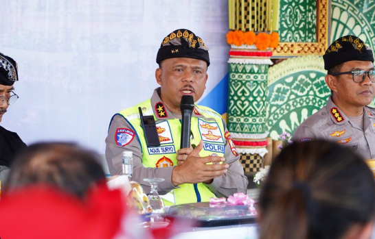Polantas Menyapa Bali Perkuat Sinergi Jaga Keamanan Nyepi dan Mudik